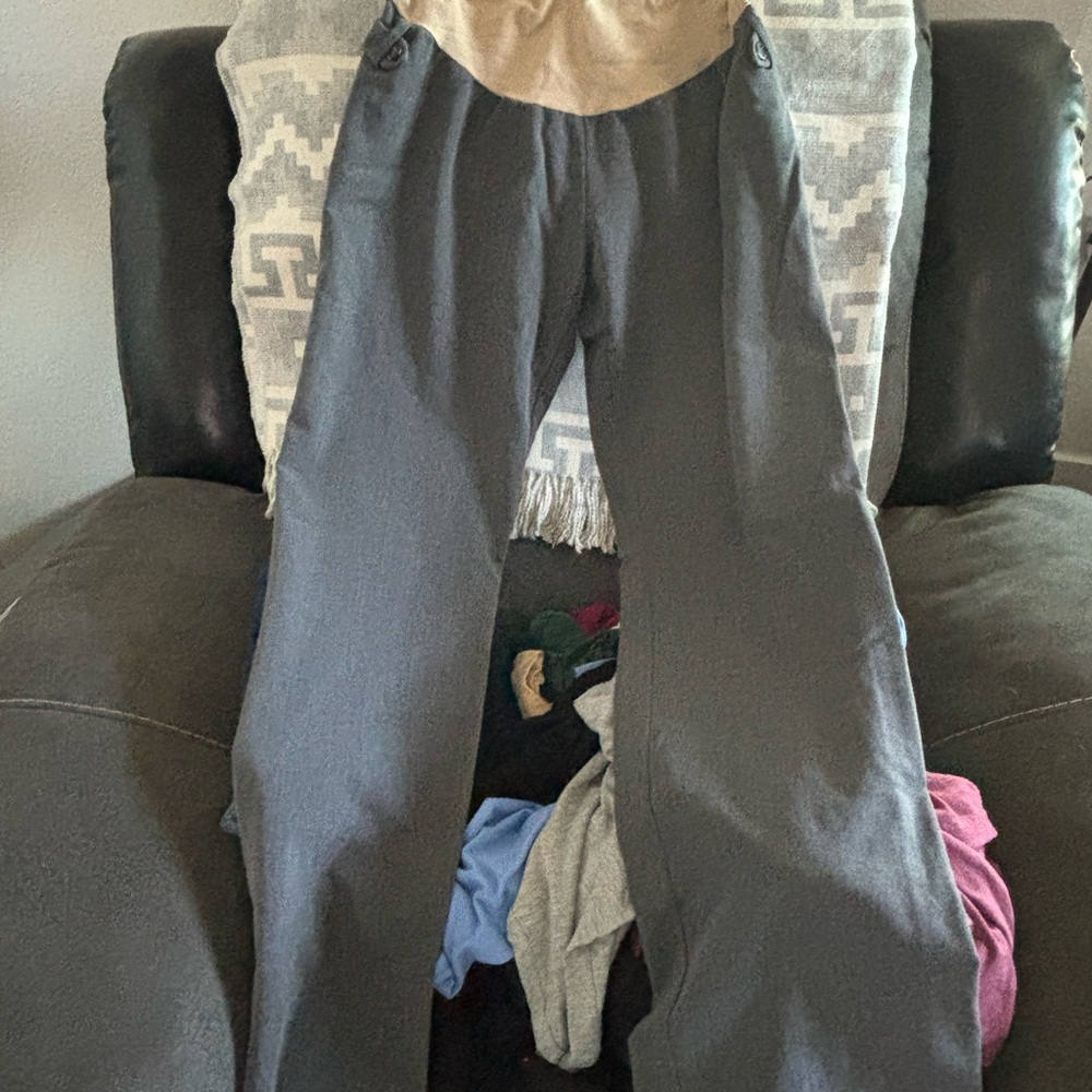 Motherhood Tan and Gray Maternity Pants